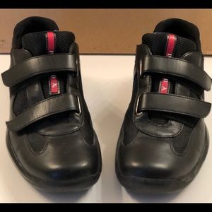Prada Casual Strap-up Sneakers